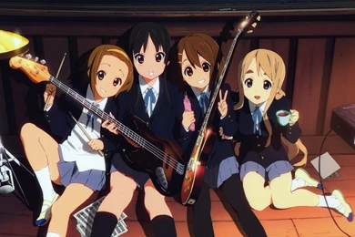K ON! School Uniforms Hirasawa Yui Akiyama Mio Tainaka Ritsu ...