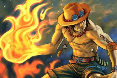 21711) One Piece Ace Cool Backgrounds Wallpapers Attachment ...