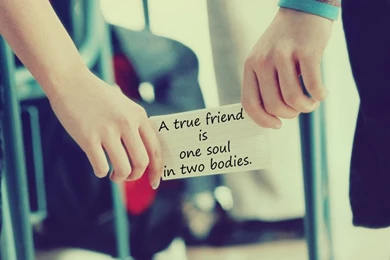 A True Friend Friendship Day Quote In Couples Hand Love Image Photo