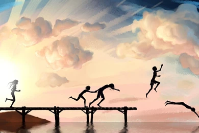 Childhood Life Is Beautiful Art Wallpapers   New HD Wallpapers