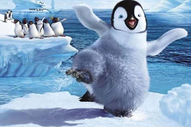 HAPPY FEET WALLPAPER   (