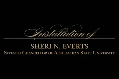 The Installation Of Chancellor Sheri N. Everts   Appalachian State ...