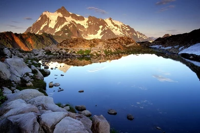 Mountain Lake Desktop Wallpapers   Widescreen   Full HD