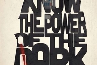 Words & Darth Vader iPhone 5 Wallpapers