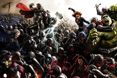 The Avengers: Age Of Ultron Comic Con Poster By ProfessorAdagio On ...