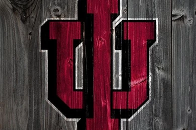 Indiana Hoosiers Wood iPhone 4 Backgrounds