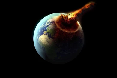 Asteroid Destroying Earth Wallpapers   Fantasy Wallpapers