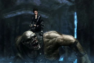 Tomb Raider Monster Battle Fantasy Lara Croft Wallpapers ...
