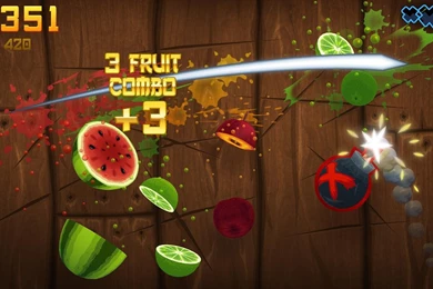 1920x1080px Fruit Ninja Screenshot