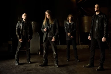 Download Wallpapers 1440x900 Drowning Pool, Band, Members, Room ...