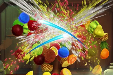 FRUIT NINJA KINECT Xbox Microsoft Adventure 1fnk Action Warrior ...