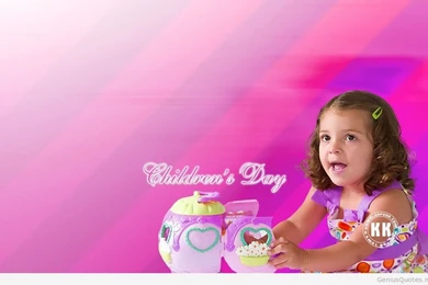 Cute girl Happy Children s day free wallpaper.jpg