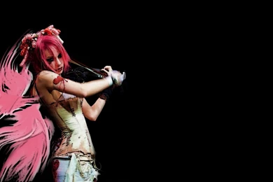Emilie Autumn Black Backgrounds Pink Hair Violins Wallpapers ...
