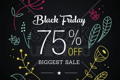 Black Friday Sale Wallpapers Vector Image   1583242