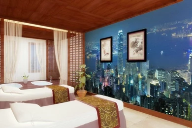 Papel Parede Great Quality!lively Bright Dubai Night Scene 3d Wall ...