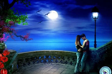 Gallery For   Romantic Backgrounds Night