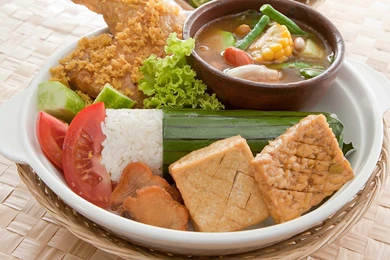 Nasi Timbel Indonesian Asian Food Wallpapers Im