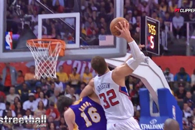 Blake Griffin Dunks Over Pau Gasol Posterize   Streetball