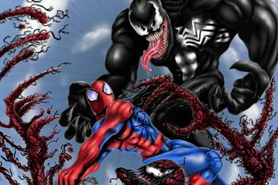 Pic > Carnage Vs Venom Vs Spiderman