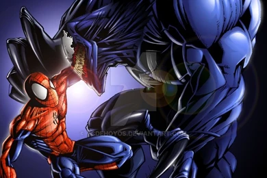 DeviantArt: More Like Spiderman Vs Venom By Tcdehoyos