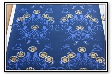 Wallcovering NYC: Installing A Designer Hand Print Wallpapers In ...