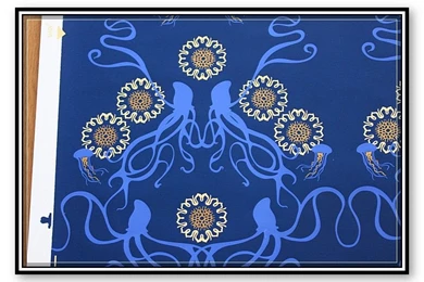 Wallcovering NYC: Installing A Designer Hand Print Wallpapers In ...