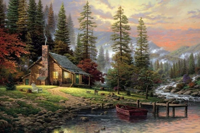 Country Cottage Desktop Wallpaper, Cottage Images