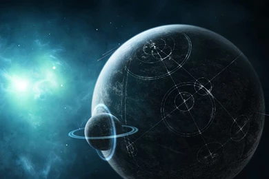 Alien Civilization Planet Stars Starlight Wallpapers