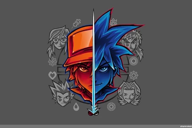 Just Finished! Rivals And Masters [Red Vs Blue Gen 1 Art] [OC ...