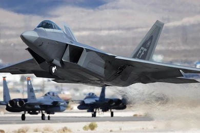 LOCKHEED MARTIN F 22 RAPTOR WALLPAPER   (