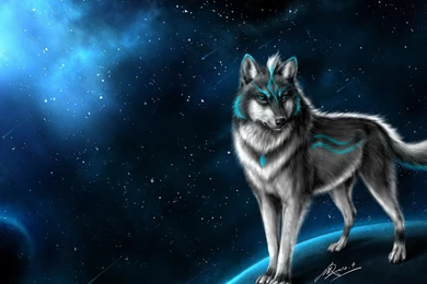 Lobo Arter 3 D Wallpapers