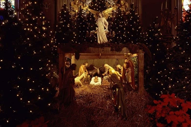 Download Wallpapers 3840x2400 Christmas, Jesus, Nurseries ...