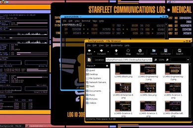 Bathroom Interior Design: Star Trek Computer Wallpapers