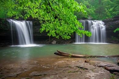 Arkansas Wallpapers   The Twin Falls Of Richland