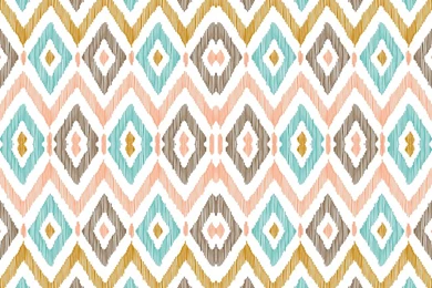 Diamond IKAT Wallpapers   Pattysloniger   Spoonflower
