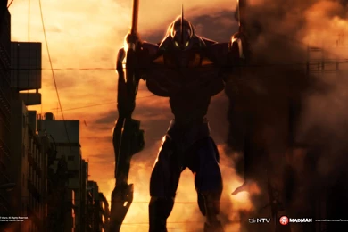 Download Evangelion Robot Orange Wallpapers 1680x1050