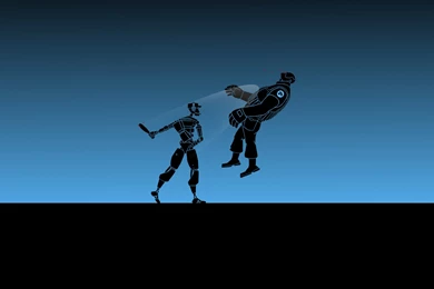 DeviantArt: More Like TF2: Scout bot X Heavy ( Wallpapers ) By Bielek