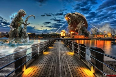 Godzilla Vs Gamera HD Wallpapers By Legrandzilla On DeviantArt