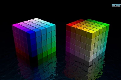 Rainbow Cubes Wallpapers   3D Wallpapers