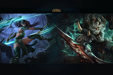 Akali Vs Rengar HD Wallpapers