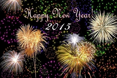 Celebrating Happy New Year 2015