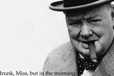 Winston Churchill Quote iPad 1 & 2 Wallpapers
