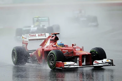 Ferrari Car In The Rain, Formula 1 Wallpapers And Images ...