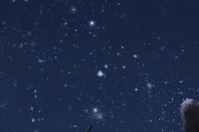 Sad Girl Under Starry Night iPhone 5 Wallpapers