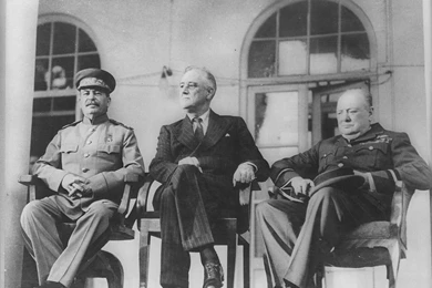 Franklin D Roosevelt Joseph Stalin Winston Churchill World War Ii ...