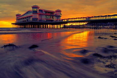 Pier Sunset Hotel HD Wallpapers