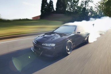 Smoking Nissan Silvia S14 240SX Wallpapers And Images   Wallpapers ...