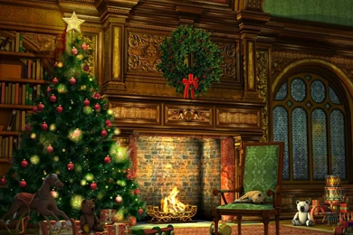 Christmas Fireplace Mantel Decoration Ideas For Home Made Pictures ...