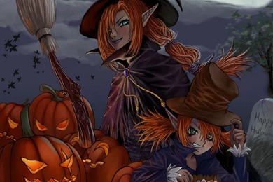 1280x1024 Halloween Witches Desktop PC And Mac Wallpapers