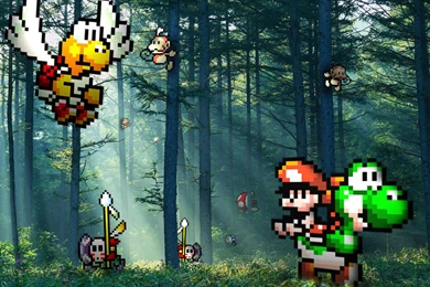 Retro Forest 'Yoshi's Isl.' By RETROnoob On DeviantArt